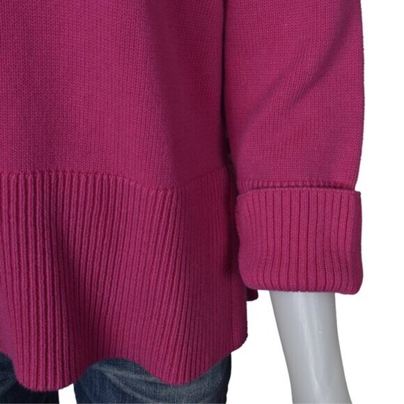 Gap Women's Crew Neck Sweater Pink Relaxed Fit Size Medium - Picture 7 of 15